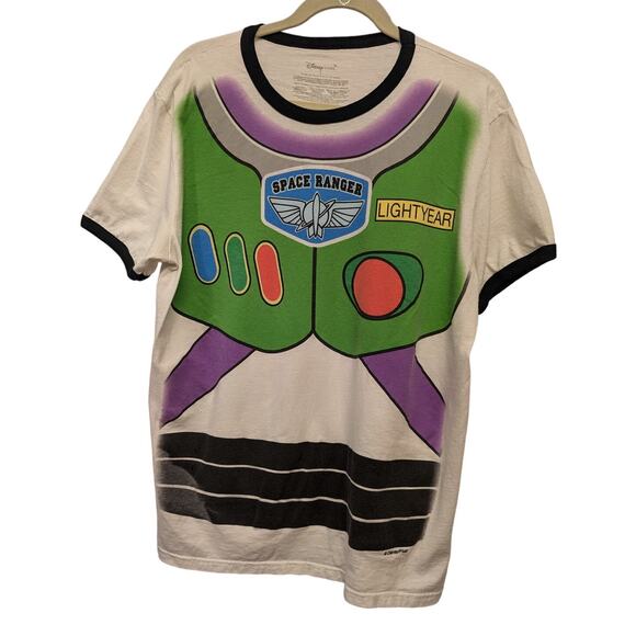 Disney Buzz Lightyear Graphic Tee Shirt Halloween Costume Toy Story - Picture 1 of 5